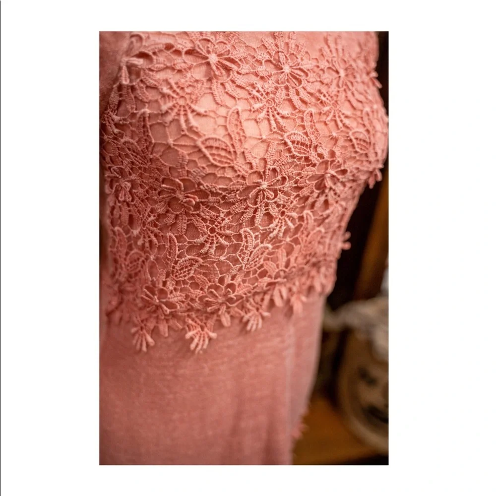 Pink Lace Top - Picture 3 of 4
